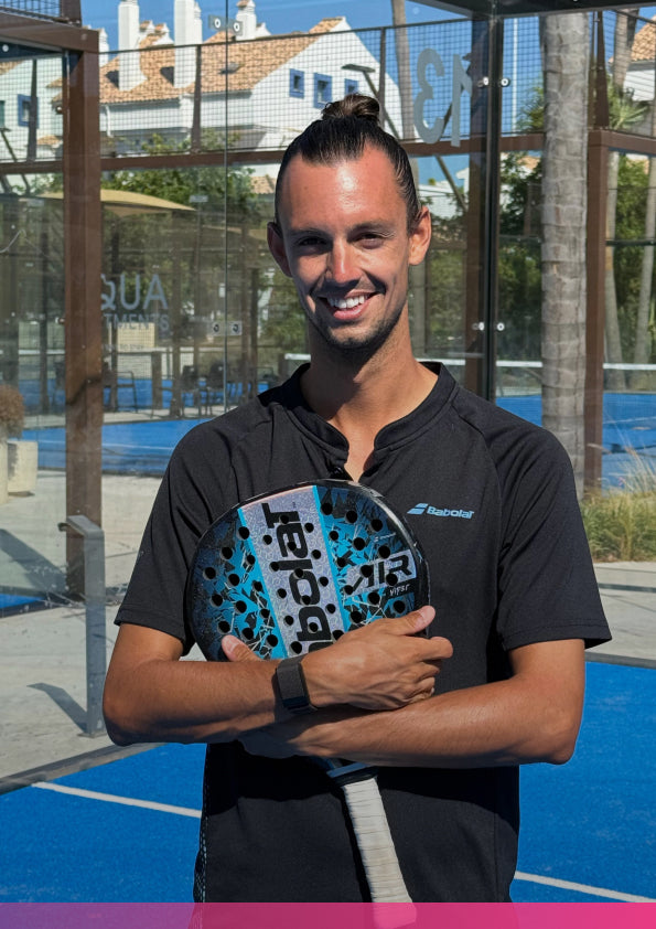 Španělský trenér padelu Nacho MIllet